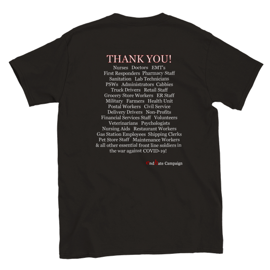 Thank You Front Line Workers - Unisex Crewneck T-shirt